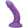 SILICONE CURVE DILDO AMETHYST