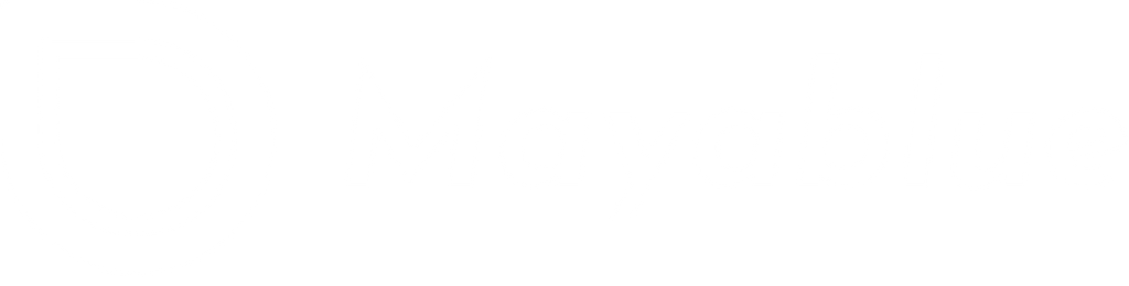 mayablue sex toys logo in colour white