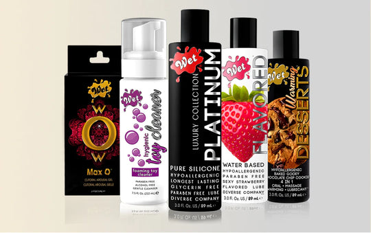 four Flavoured Wet lubricants 