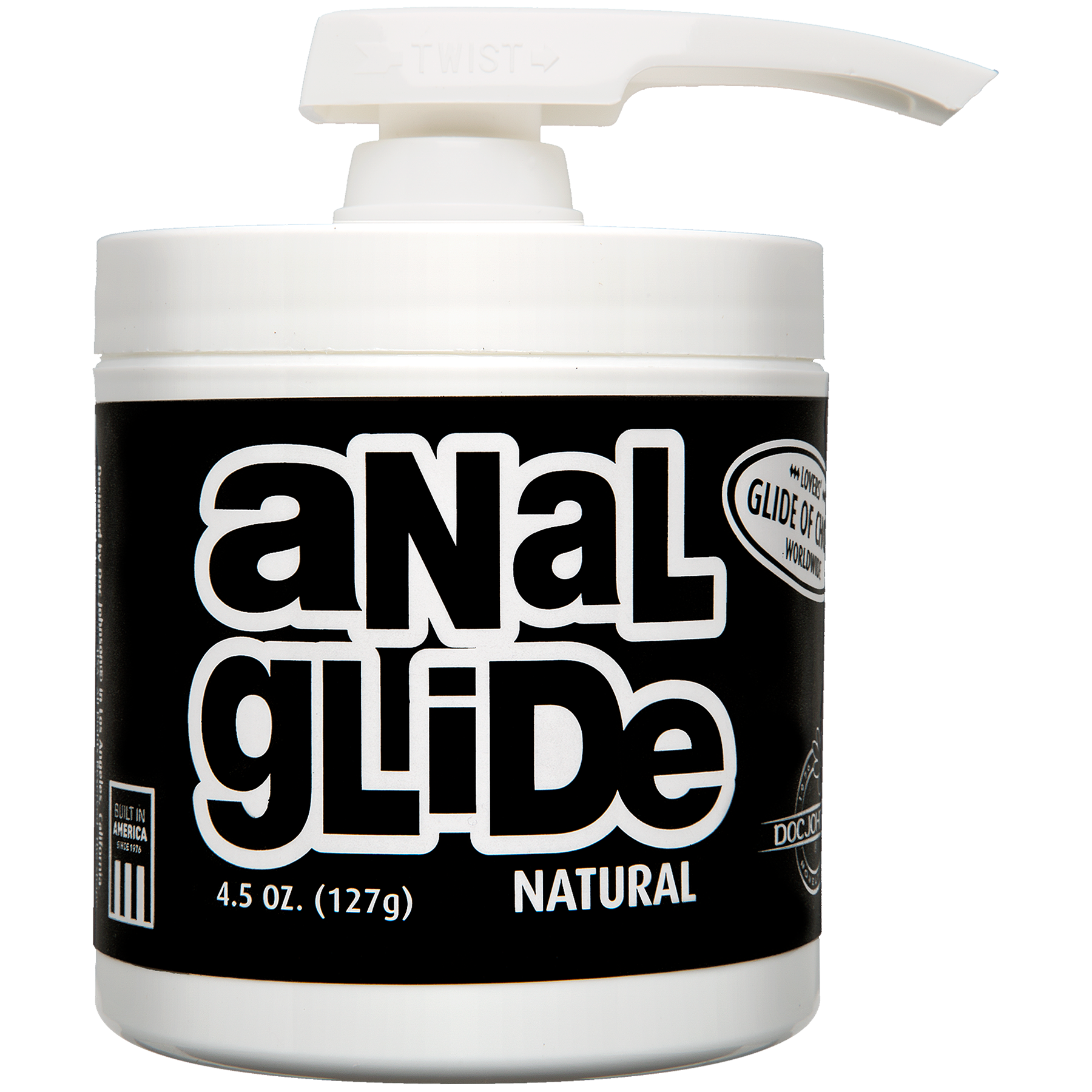 ANAL GLIDE - NATURAL BLACK/WHITE