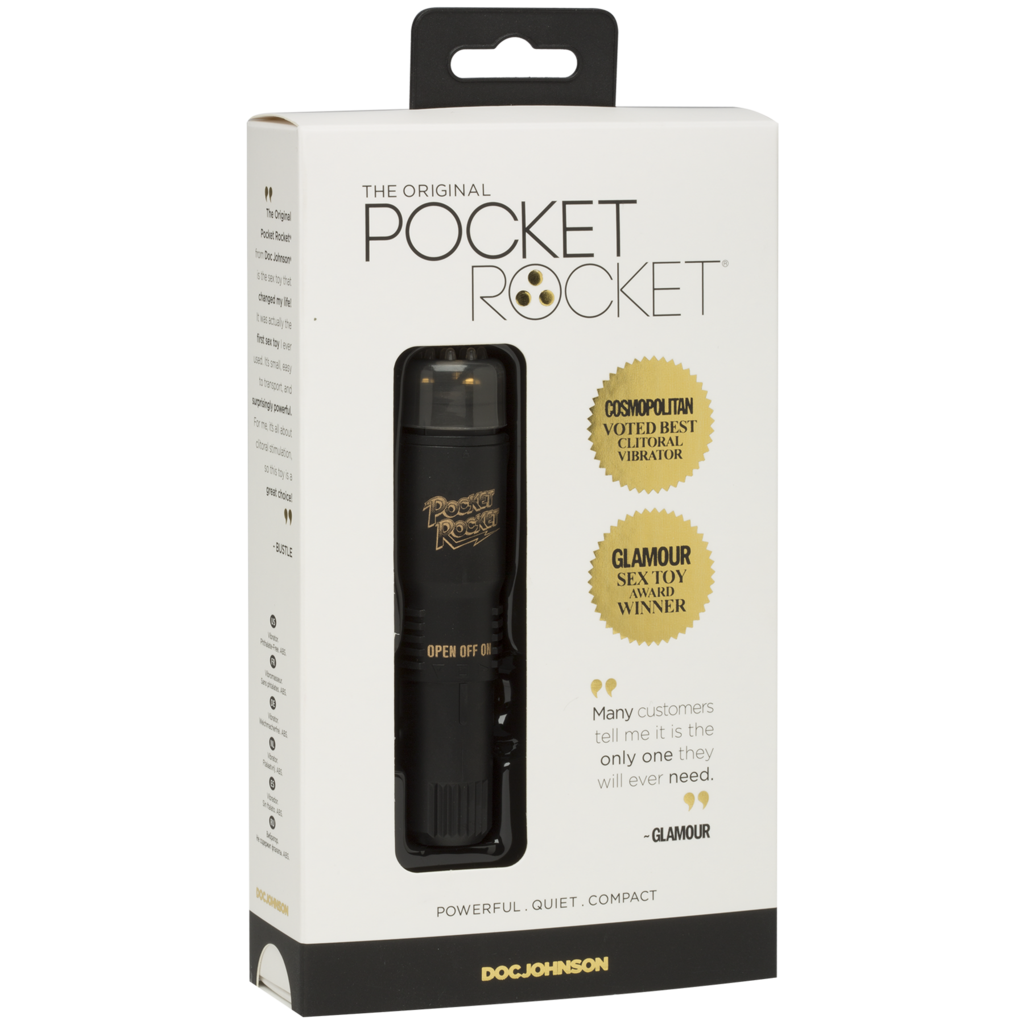 Doc Johnson Pocket Rocket¬Æ - The Original - Black