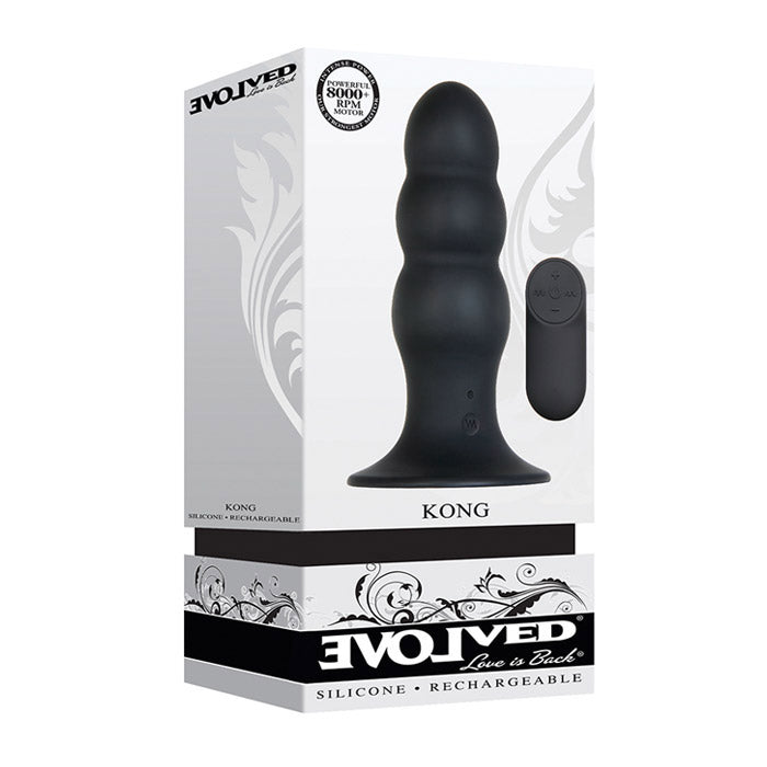 Kong Rechargeable Butt Plug with Remote Control