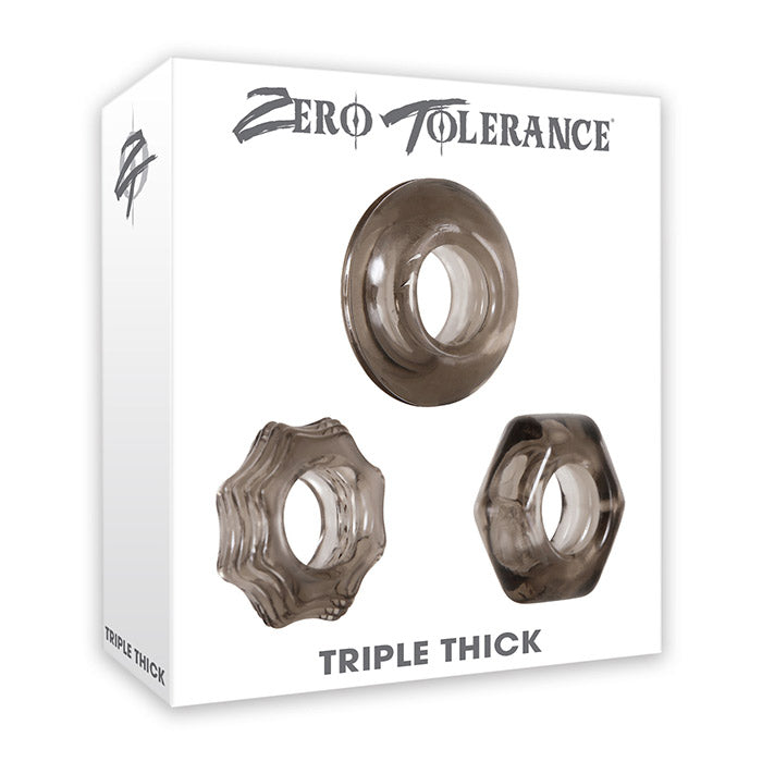 Zero Tolerance Triple Thick Cock Rings