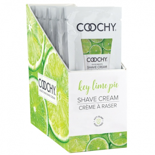 COOCHY Oh So Smooth Shave Cream Key Lime Pie 24pc - FOIL