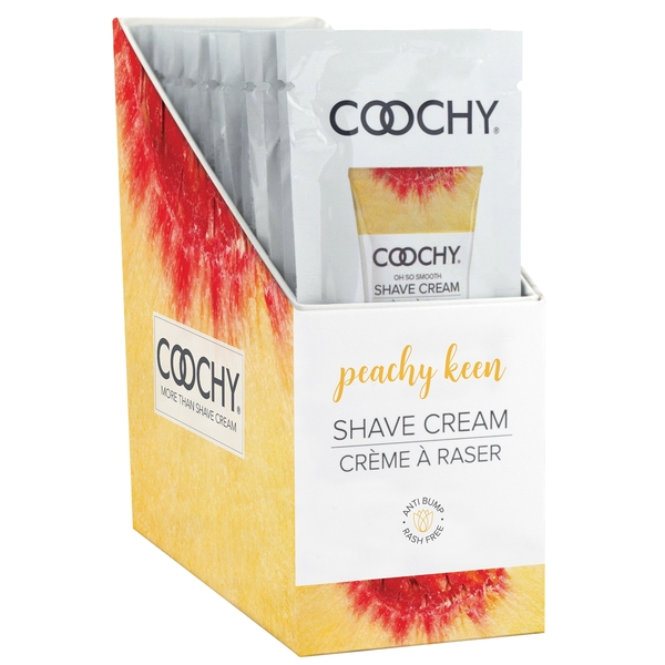 Shave Cream - Peachy Keen 24pc | 15ml - Foil - DISPLAY