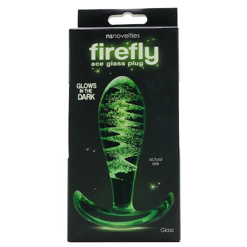 NS Novelties  Firefly Glass Ace I Plug-Clear